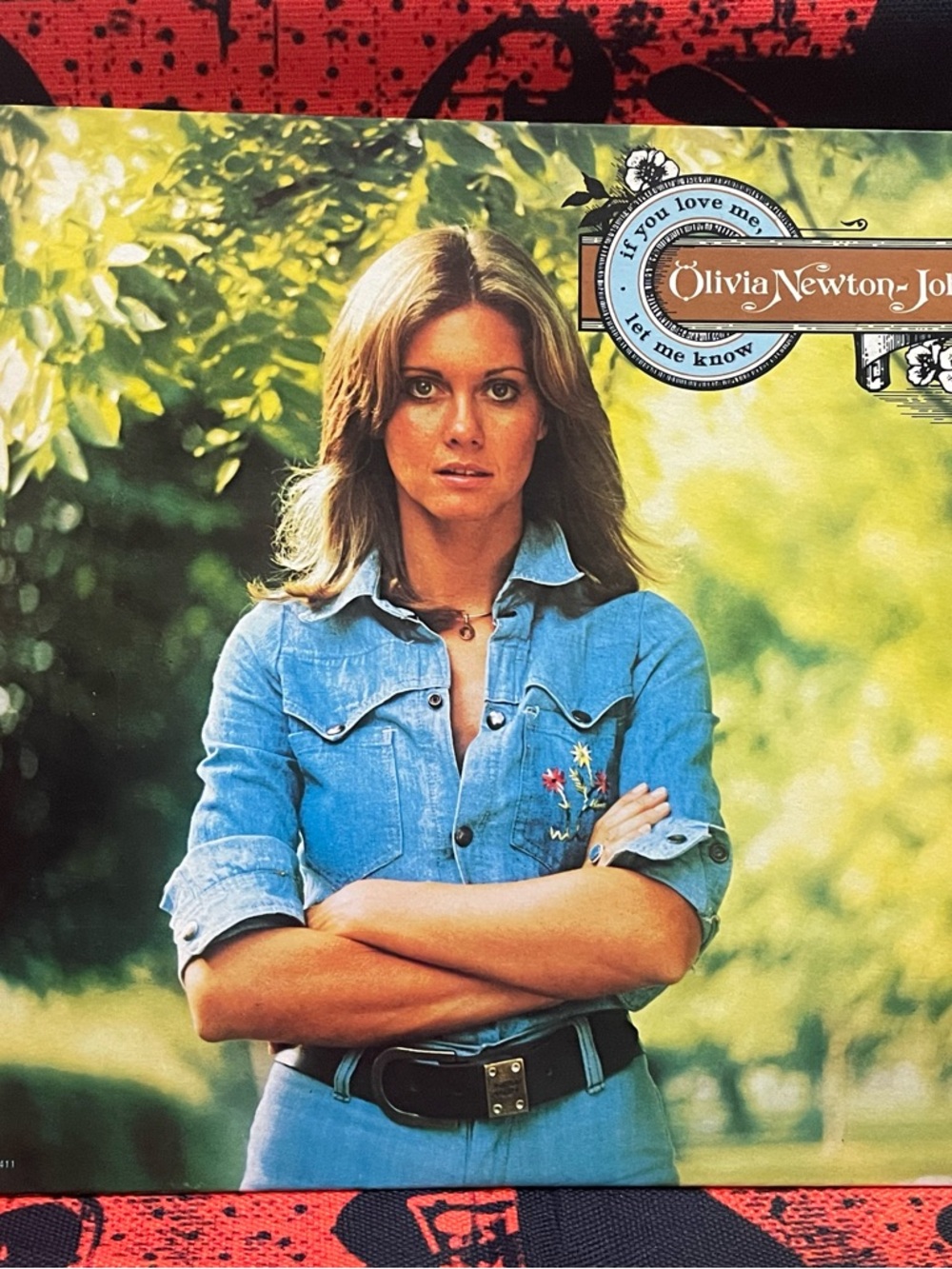 Vintage Olivia Newton-John If You Love Me, Let Me Know Vinyl LP Album Record